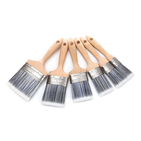 Pinceaux à peinture pour murs et plafonds de qualité industrielle en fibre PET à 80 %, pinceaux à angle de 2,5 pouces