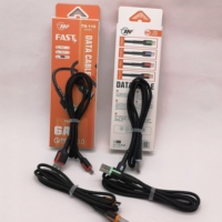 TN110 1M 3 pies USB de carga rápida de nylon trenzado tipo C cable de carga del teléfono móvil para Xiaomi para Samsung Super carga rápida