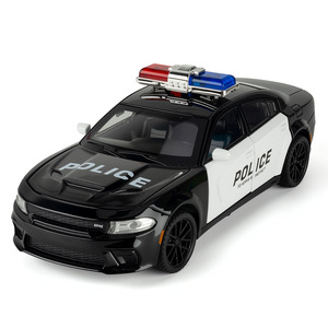 Schivare caricabatterie 1:32 lega di polizia in lega modello di auto modello di simulazione in metallo giocattolo <span class=keywords><strong>Muscle</strong></span> Car modello - Product Image 1