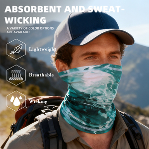 Fabuleux cache-cou unisexe en Spandex/Polyester imprimé Tie-Dye Be <span class=keywords><strong>Xtreme</strong></span>, protection UV, respirant, masque facial, cache-tête pour le cyclisme - Product Image 4
