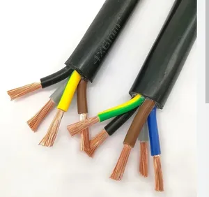 Câble RVV H03VV-F avec cuivre nu multi-conducteurs 3x1.5mm 3x2.5mm: câble d'isolation PVC de vente chaude