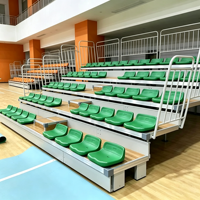 Chaises de stade temporaires portables pour les gradins de football en plein air et les sites sportifs intérieurs