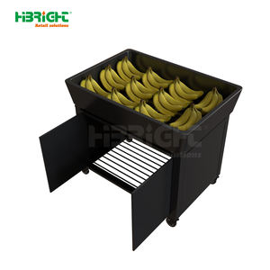 מסחרי highight סופרמרקט מתכתי שחור מסחרי highbin עם גלגלים - Product Image 4