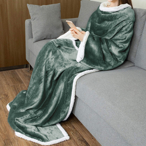 Coperta TV indossabile Super morbida con maniche e tasca - Product Image 2