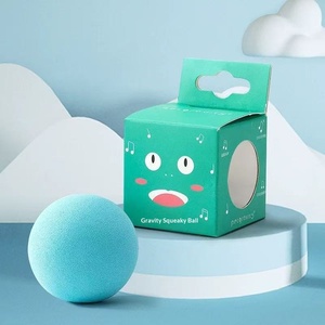 Palla Yow-Yow a Gravità in EVA per Gatti, Giocattolo Sonoro Auto-Intrattenente con Erba Gatta, Giocattolo per Gattini e Gioco per Animali Domestici da Interno - Product Image 3