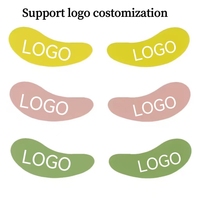 Patch pour les yeux anti-rides réutilisable, non absorbant, ultra fin, en silicone de qualité médicale, plusieurs formes et couleurs, respectueux de la peau, sans colle