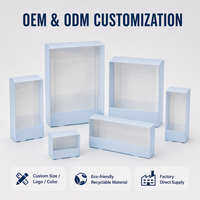 Emballage plastique personnalisé avec votre design, boîte en plastique imprimée, OEM, matériau PET PP PVC, boîtes en plastique transparentes
