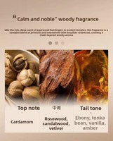 Nouveau parfum pour homme à l'agarwood d'ébène, sensation haut de gamme, longue tenue, parfum vietnamien populaire