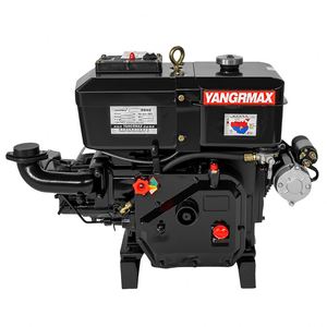Moteur diesel monocylindre Yanmar ZR192M 11HP refroidi par eau avec démarrage électrique et 4 temps pour machines agricoles - Product Image 1