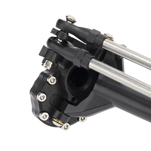 Essieu de voiture sur chenilles, 1/10 RC, accessoire métallique avant et arrière, boîtier pour Traxxas <span class=keywords><strong>TRX4</strong></span>, pièces de rechange, mise à niveau - Product Image 4