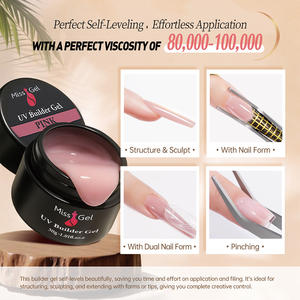 MissGel Zelfnivellerende Hardheid TPO-Vrije Nagelverlengingsgel, Langdurig, Hema-Vrij Builder Nagelgel - Product Image 6