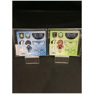 Personnalisé Populaire Aigue-Marine Japandi Présentoir Décontracté Piédestal Petit Acrylique Stand Figure pour Anniversaire en Vrac - Product Image 1