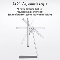 Support magnétique pour tablette, très vendu, en alliage d'aluminium, support de bureau pour tablette, rotation à 360 degrés, support magnétique pour iPad Pro 11 pouces M5 M4