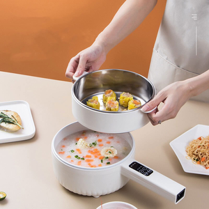 Olla Eléctrica al Precio Más Bajo, Vaporera de PP de Grado Alimenticio, Mini Olla Eléctrica Antiadherente de 1.5L - Product Image 3