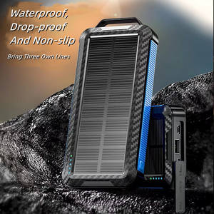 Logo personnalisé <span class=keywords><strong>Offre</strong></span> spéciale Centrale électrique pour téléphone portable 10000mah Powerbank universelle Chargement sans fil Panneau solaire PowerBank - Product Image 2