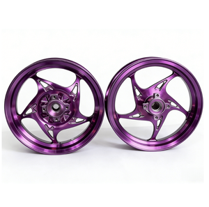 Jantes en aluminium gravées CNC pour Honda Giorno - 122.5J/122.15J, jantes personnalisées légères, résistantes aux climats tropicaux - Product Image 2