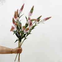 Bunga Buatan, Lavender, Bunga Lupin, Sage, Bahan Desain dan Rangkaian Bunga, Dekorasi Halaman