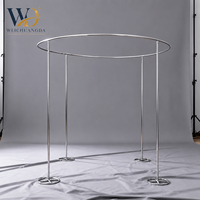 Arche de mariage incurvée en fer forgé, support de toile de fond, cadre de rideau, décoration de scène de cérémonie de mariage en extérieur, décoration d'événements et de fêtes