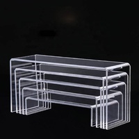 Plateforme d'exposition en acrylique transparente personnalisée pour figurines Pop, vitrine multifonctionnelle pour bijoux, parfums, présentoir pour objets de collection