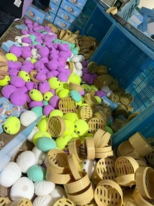 Juguetes Sensoriales <span class=keywords><strong>Antiestrés</strong></span> de TPR con Forma de Dumpling Brillante para Niñas, Pelota para Apretar para Mayores de 14 Años - Product Image 5