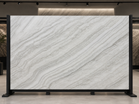 Dalles de marbre blanc nacré pour comptoirs de cuisine, carreaux de sol, murs de douche, tables à manger et lavabos en pierre sculptée sur mesure