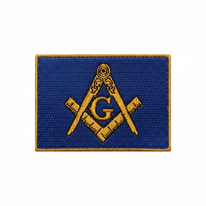 2025 personnalisé brodé drapeau maçonnique Patch tactique francs-maçons Badges bas quantité minimale de commande qualité maçonnique Regalia - Product Image 1