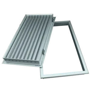 Alumínio anodizado tipo snap-in de ventilação relief porta grelha de ventilação