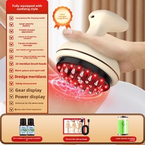 Tragbare Gua Sha Körper-Meridian-Bürste mit Rotlichttherapie für Straffung und Hautfestigung, Beseitigung von Cellulite, Körpermassagegerät - Product Image 6