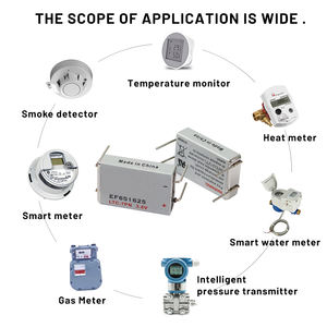 3,6 В 750 мАч LiSOCl2 аккумулятор LTC-7PN <span class=keywords><strong>EF651625</strong></span> литий-ионный Резервный мощный аккумулятор для газового водяного Теплового Счетчика высокой энергии - Product Image 2
