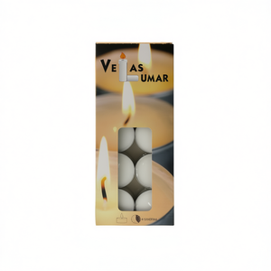 ESTUCHE Colección Juego de 10 Velas de Té, 4.5 Horas de Duración, Cera de Parafina para Decoración del Hogar - Product Image 2