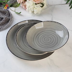 Sanhuan stampa digitale the sky grey stoviglie in ceramica stoviglie in porcellana <span class=keywords><strong>18</strong></span> pezzi <span class=keywords><strong>set</strong></span> da tavola <span class=keywords><strong>piatti</strong></span> e <span class=keywords><strong>piatti</strong></span> - Product Image 3