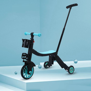 Monopattino Elettrico a 3 Ruote Pieghevole con Altezza Regolabile e Luci LED per Bambine e Ragazze - Product Image 1