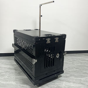 Toptan XXL köpek taşıma için ekstra büyük alüminyum katlanabilir köpek sandık kulübesi taşıyıcı kafes - Product Image 4
