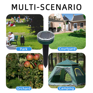 <strong>Factory</strong> Solar Powered Ultrasonic <strong>Bird</strong> Animal Repellent to Drive Away Mice Dogs and <strong>Birds</strong> Portable Solar Animal <strong>Repeller</strong> - Product Image 2