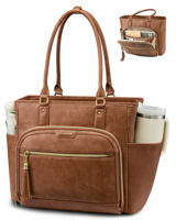 Ensemble de 2 sacs à main tendance LoVEVOOK, grande capacité, pour femme, bureau, travail, sacs pour ordinateur portable 15,6 pouces, mallette personnalisée pour femme