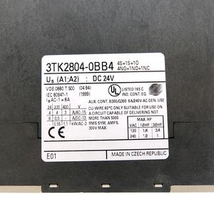 Contactor de Potencia Profesional Siemens 3TK2804-0BB4, 3 Polos, 22A, Bobina de 24VDC, Contactor de Control de Motor Industrial de Repuesto - Product Image 3