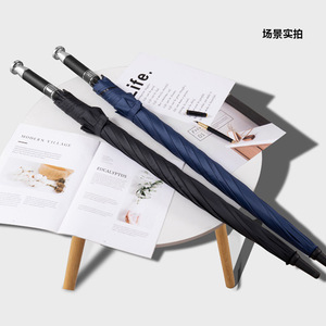 Golf <b>Umbrella</b> <b>Large</b> Dual Purpose Sun Rain UV Protection Long Handle Black Burgundy Navy Blue - Product Image 2