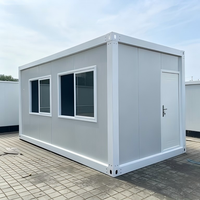 Maison conteneur démontable à ossature en acier galvanisé, installation facile, cabine préfabriquée pour camp d'ingénieurs et espace de repos du personnel