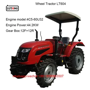 Tracteur agricole de vente directe d'usine 60HP 4WD avec des services fiables de lutong et un bon prix