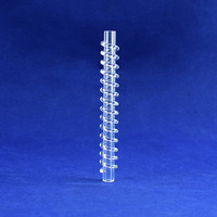 Tube de quartz pur JGS2 99,99 %, résistant à la chaleur, surface polie transparente, personnalisable pour soudage, découpe, pliage pour l'électronique semi-conductrice