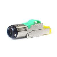 Conector Modular RJ45 Cat7 sin Herramientas para Cable de Red Ethernet, Conector de Paso STP EZ 8P8C Cat7 RJ45