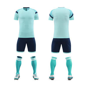 High Quality Custom Logo Printed Football Kit Accessories Football <b>Shirt</b> Maker Men's Adult Soccer Uniform <b>Summer</b> Short - Product Image 1