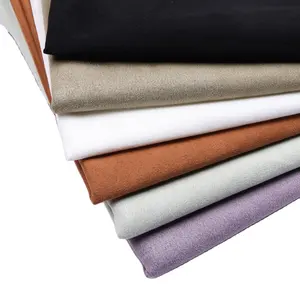Custom 2023 cina produttore 100% tessuto in poliestere tessuti in finta pelle scamosciata per divano