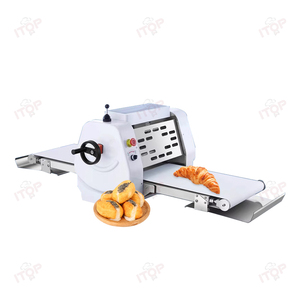 Machine <span class=keywords><strong>à</strong></span> laminer compacte électrique de comptoir Mini petit rouleau de pâte de table Machine <span class=keywords><strong>à</strong></span> laminer la pâte <span class=keywords><strong>à</strong></span> <span class=keywords><strong>pâtisserie</strong></span> de table d'établi - Product Image 1