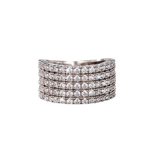 Anello a Cinque File di Design, Stile Elegante, Anello da Dito per Donne - Product Image 1