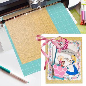 Cartoncino Premium Colorato per Progetti Artigianali e Fai-da-Te, Carta Glitterata 8,5x11 <span class=keywords><strong>Pollici</strong></span>, Adatta per Creazione di Biglietti. - Product Image 4