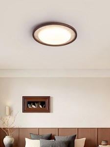 Moderne haut de gamme LED fer maître chambre plafonnier Wabi-Sabi italien américain étude salle à manger Song Dynasty esthétique - Product Image 2