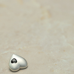 Bán Buôn Phụ Nữ Áo Khoác Áo Len Nút Không Thường Xuyên Bạc Tình Yêu Trái Tim Kim Loại Rhinestone Nút Chân May Nút - Product Image 6