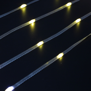 Cortina de lluvia de cadena Led de 3x2m, luces de <span class=keywords><strong>cascada</strong></span>, lluvia de meteoritos impermeable, cortina de boda de Navidad, <span class=keywords><strong>guirnalda</strong></span> de hadas de carámbano - Product Image 6