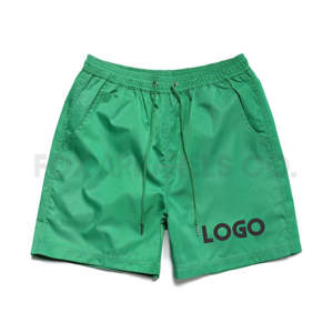 Shorts en nylon pour hommes grande taille, personnalisables avec logo, décontractés, à séchage rapide, pour la natation, la baignade et la plage - Product Image 1